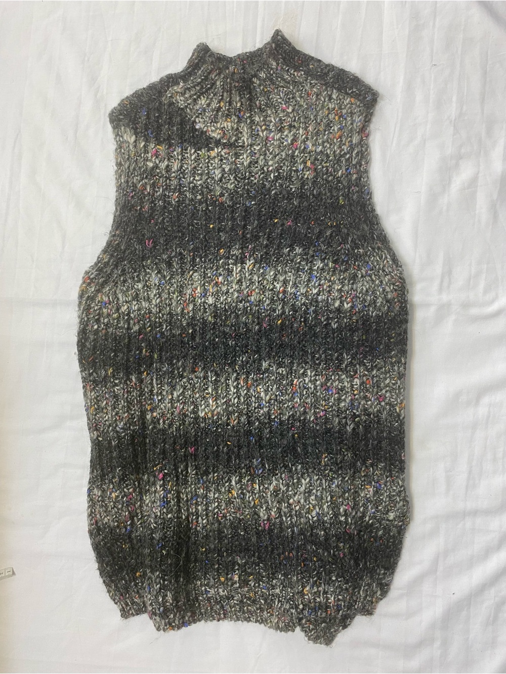Milly Charcoal Speckled Knit dress(Stretchy) - Size adjustable